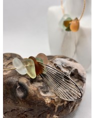 PENDIENTES DE CRISTAL MARINO o lágrimas de sirena