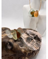 PENDIENTES DE CRISTAL MARINO o lágrimas de sirena