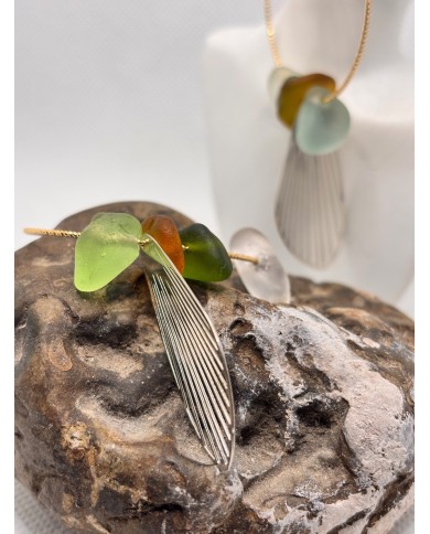 EDICIÓN PENDIENTES DE CRISTAL MARINO