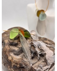 EDICIÓN PENDIENTES DE CRISTAL MARINO