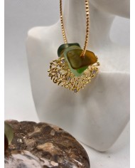 EDICIÓN LIMITADA pendientes artesanos de cristal marino