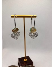 EDICIÓN ESPECIAL pendientes artesanos de cristal marino