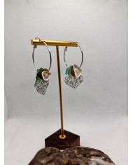 EDICIÓN ESPECIAL pendientes artesanos de cristal marino