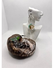 EDICIÓN ESPECIAL pendientes artesanos de cristal marino