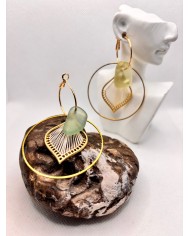 EDICIÓN LIMITADA pendientes artesanos de cristal marino