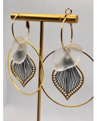 EDICIÓN LIMITADA pendientes de cristal marino