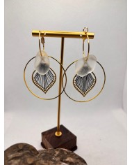 EDICIÓN LIMITADA pendientes de cristal marino