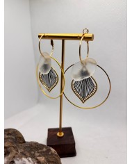 EDICIÓN LIMITADA pendientes de cristal marino