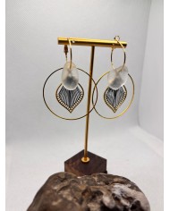 EDICIÓN LIMITADA pendientes de cristal marino