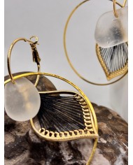 EDICIÓN LIMITADA pendientes de cristal marino