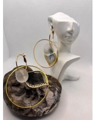 EDICIÓN LIMITADA pendientes de cristal marino