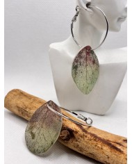 EDICIÓN LIMITADA pendientes artesanos de hoja natural