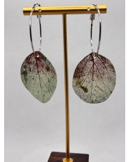 EDICIÓN LIMITADA pendientes artesanos de hoja natural