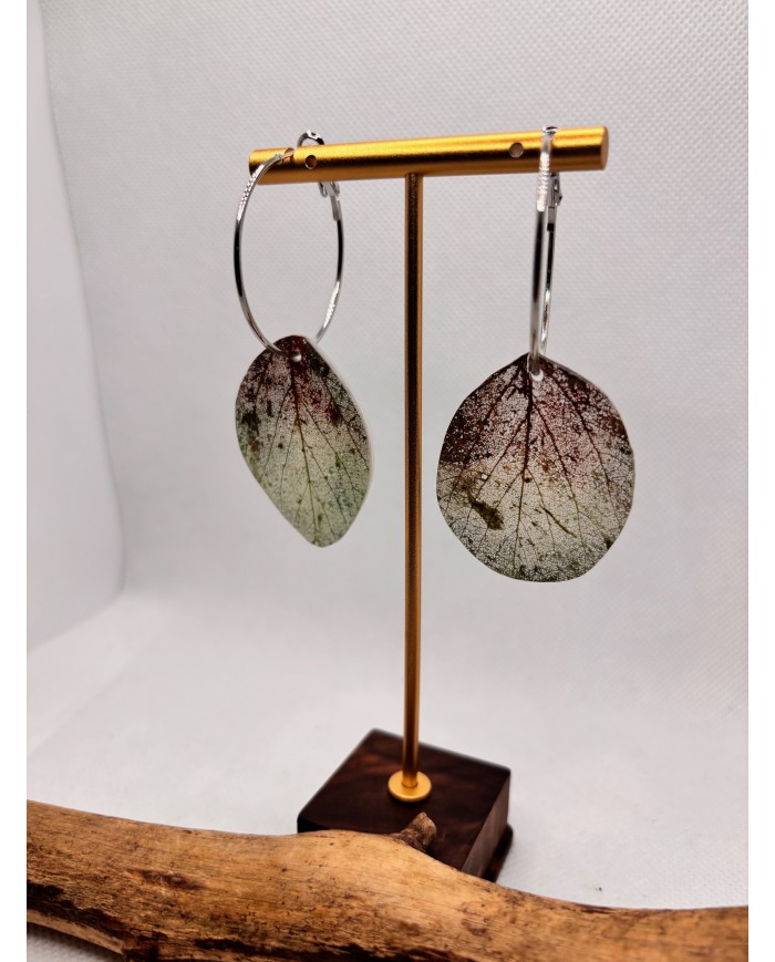 EDICIÓN LIMITADA pendientes artesanos de hoja natural