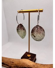 EDICIÓN LIMITADA pendientes artesanos de hoja natural