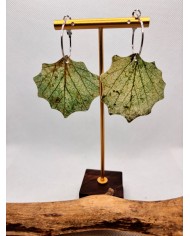 EDICIÓN LIMITADA pendientes artesanos de hoja natural