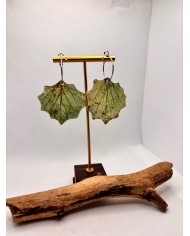 EDICIÓN LIMITADA pendientes artesanos de hoja natural