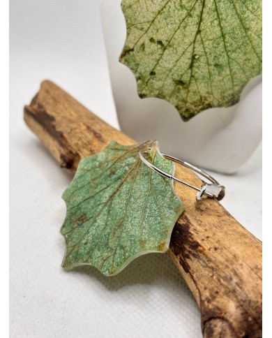 EDICIÓN LIMITADA pendientes artesanos de hoja natural