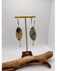 EDICIÓN LIMITADA pendientes artesanos de hoja natural