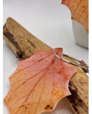 EDICIÓN LIMITADA pendientes artesanos de hoja de álamo