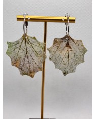 EDICIÓN LIMITADA pendientes artesanos de hoja natural
