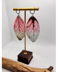 EDICIÓN LIMITADA pendientes artesanos de hoja natural