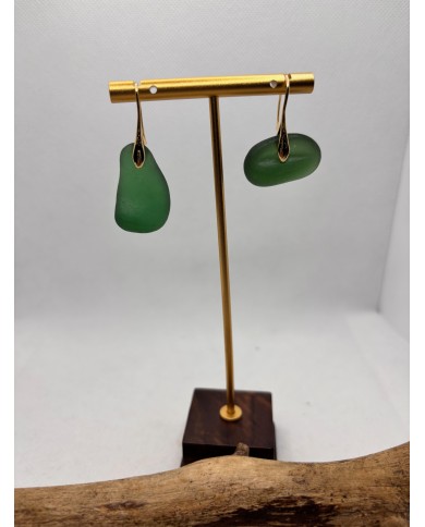 EDICIÓN LIMITADA pendientes de cristal marino