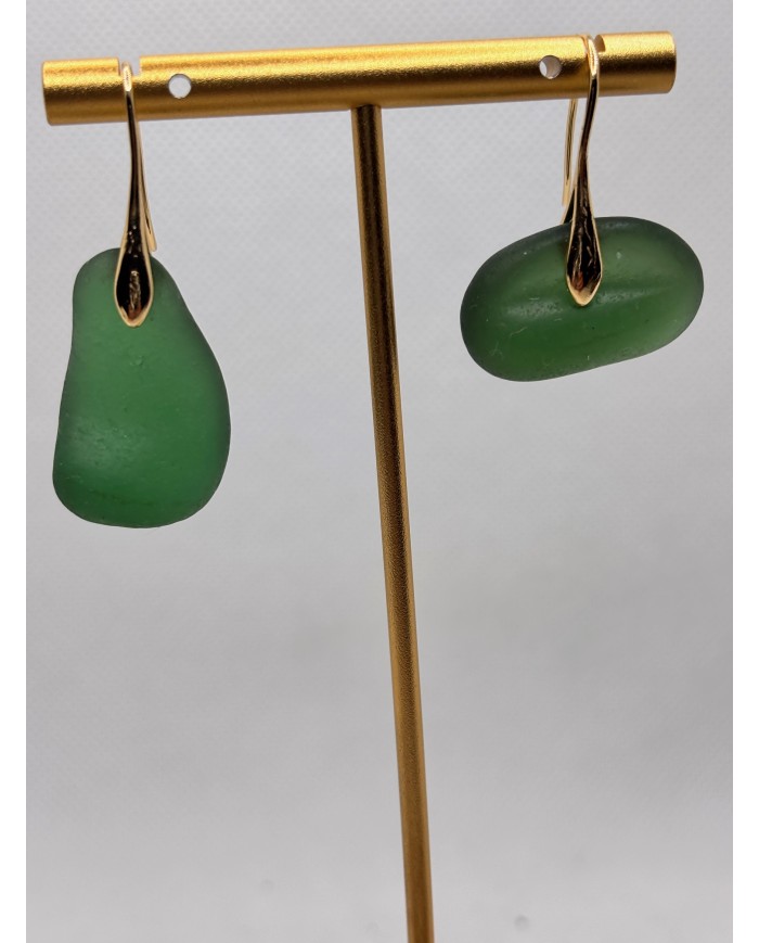 EDICIÓN LIMITADA pendientes de cristal marino