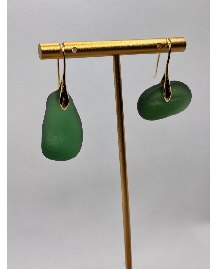 EDICIÓN LIMITADA pendientes de cristal marino