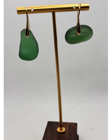 EDICIÓN LIMITADA pendientes de cristal marino