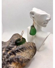 EDICIÓN LIMITADA pendientes de cristal marino