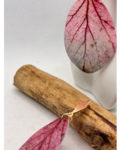 EDICIÓN LIMITADA pendientes artesanos de hoja natural