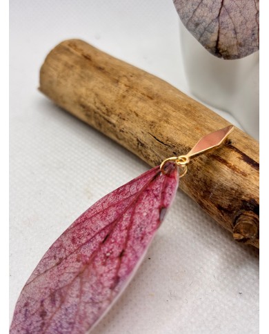 EDICIÓN LIMITADA pendientes artesanos de hoja natural