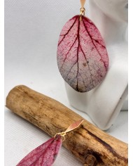 EDICIÓN LIMITADA pendientes artesanos de hoja natural