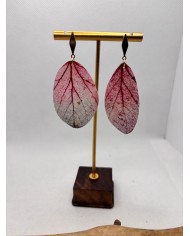 EDICIÓN LIMITADA pendientes artesanos de hoja natural