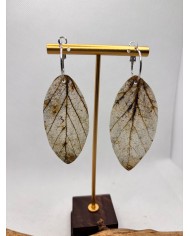 EDICIÓN LIMITADA pendientes artesanos de hoja natural