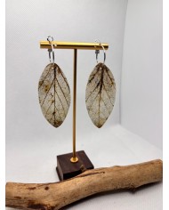 EDICIÓN LIMITADA pendientes artesanos de hoja natural