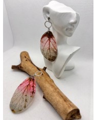 EDICIÓN LIMITADA pendientes artesanos de hoja natural
