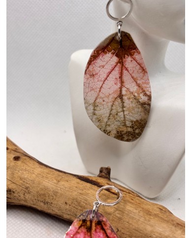 EDICIÓN LIMITADA pendientes artesanos de hoja natural