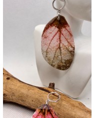 EDICIÓN LIMITADA pendientes artesanos de hoja natural