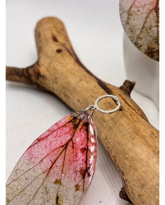 EDICIÓN LIMITADA pendientes artesanos de hoja natural