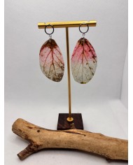 EDICIÓN LIMITADA pendientes artesanos de hoja natural