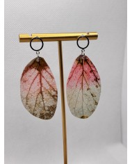 EDICIÓN LIMITADA pendientes artesanos de hoja natural