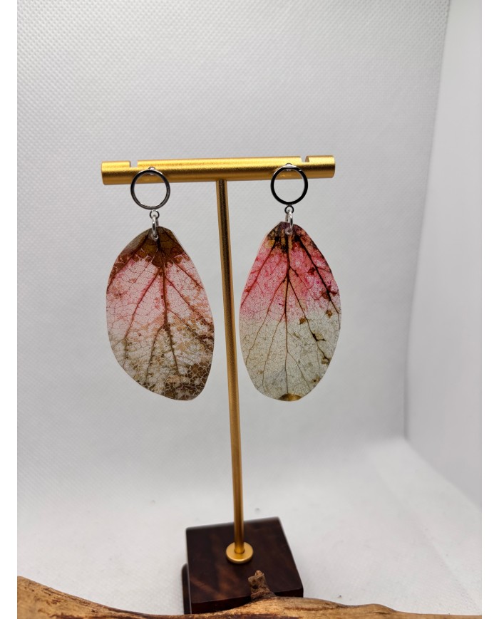 EDICIÓN LIMITADA pendientes artesanos de hoja natural
