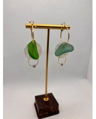 EDICIÓN LIMITADA pendientes de cristal marino o lágrimas de sirena