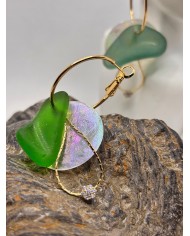 EDICIÓN LIMITADA pendientes de cristal marino o lágrimas de sirena