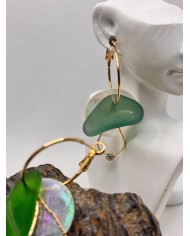 EDICIÓN LIMITADA pendientes de cristal marino o lágrimas de sirena