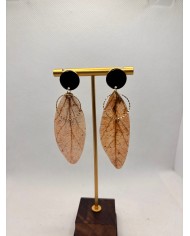EDICIÓN LIMITADA pendientes artesanos de hoja natural