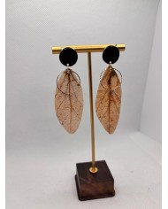 EDICIÓN LIMITADA pendientes artesanos de hoja natural
