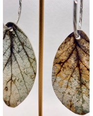 EDICIÓN LIMITADA pendientes artesanos de hoja natural